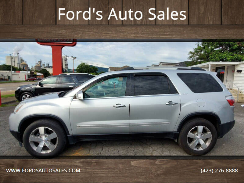 2010 GMC Acadia for sale at Ford's Auto Sales in Kingsport TN
