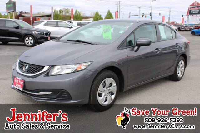 2014 Honda Civic for sale at Jennifer's Auto Sales & Service in Spokane Valley, WA