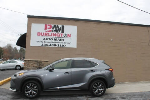 2017 Lexus NX 200t for sale at Burlington Auto Mart in Burlington NC