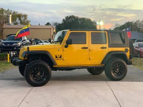 2008 Jeep Wrangler Unlimited for sale at BEST MOTORS OF FLORIDA in Orlando FL