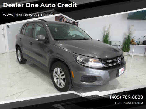 2016 Volkswagen Tiguan for sale at Dealer One Auto Credit in Oklahoma City OK