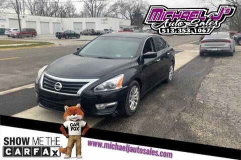 2015 Nissan Altima for sale at MICHAEL J'S AUTO SALES in Cleves OH