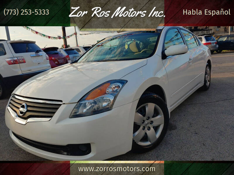 2008 Nissan Altima for sale at Zor Ros Motors Inc. in Melrose Park IL