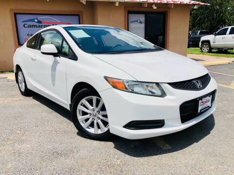 2012 Honda Civic for sale at CAMARGO MOTORS in Mercedes TX