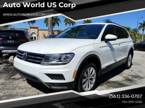 2018 Volkswagen Tiguan for sale at Auto World US Corp in Plantation FL