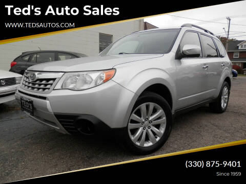 2011 Subaru Forester for sale at Ted's Auto Sales in Louisville OH
