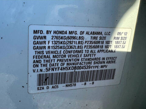 2013 Honda Pilot EX-L