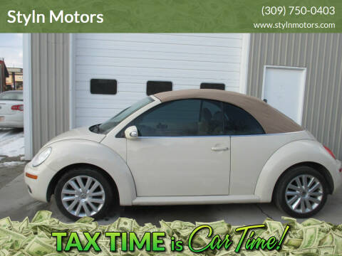 2008 Volkswagen New Beetle Convertible for sale at Styln Motors LLC in El Paso IL