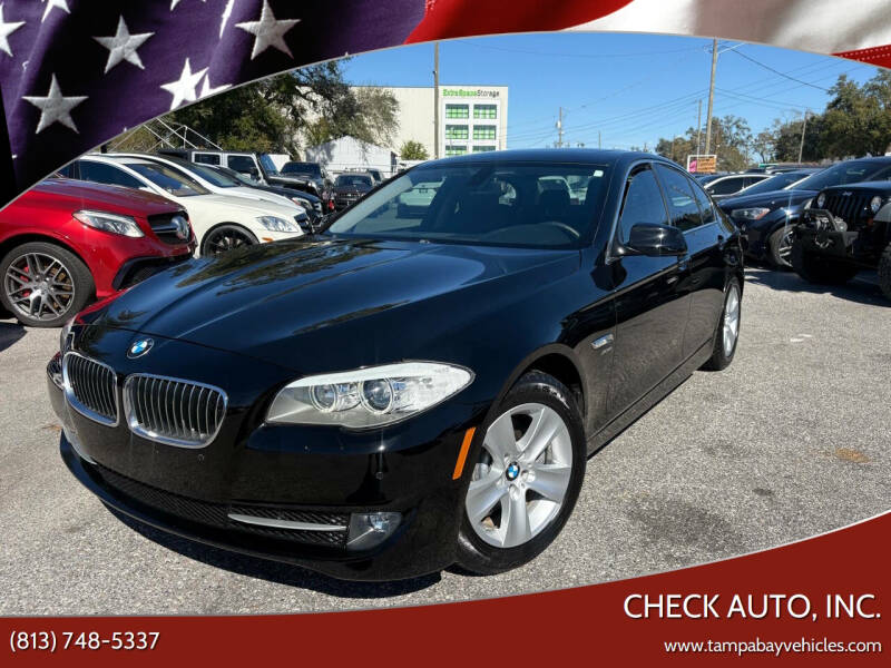 2012 BMW 5 Series for sale at CHECK AUTO, INC. in Tampa FL