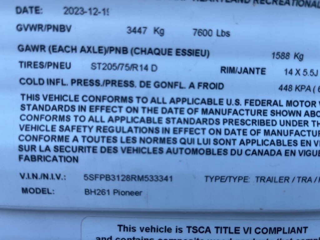 2024 Heartland Pioneer For Sale In Platte City, MO