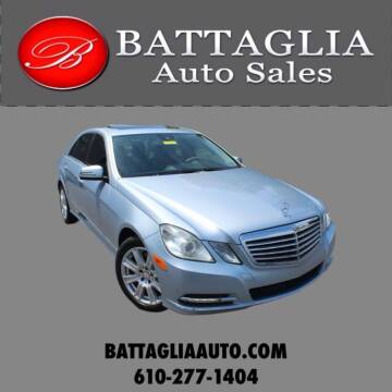 2013 Mercedes-Benz E-Class for sale at Battaglia Auto Sales in Plymouth Meeting PA