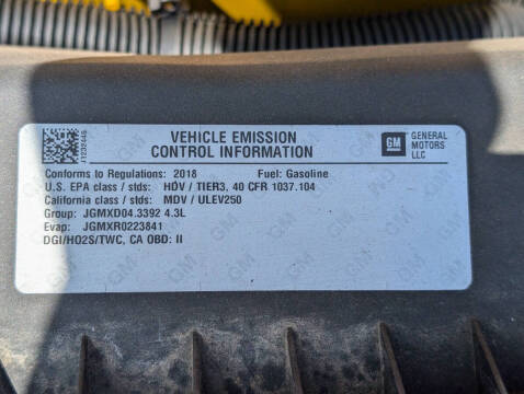 2018 GMC Savana 2500