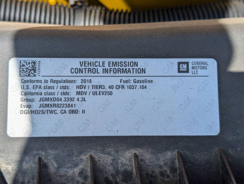 2018 GMC Savana 2500