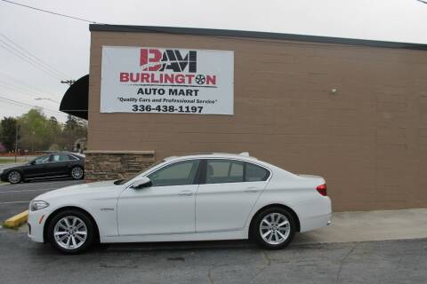 2015 BMW 5 Series for sale at Burlington Auto Mart in Burlington NC