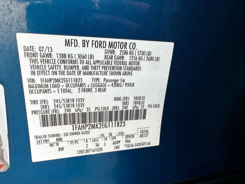 2014 Ford Taurus Police Interceptor