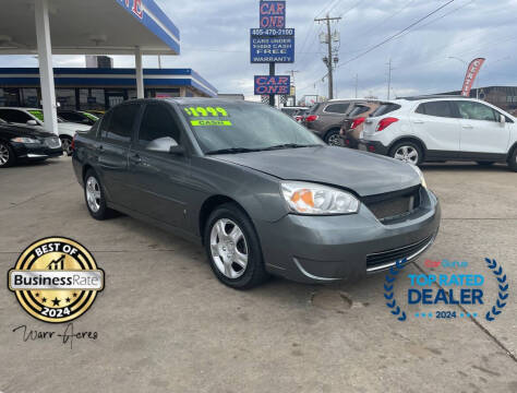 2006 Chevrolet Malibu for sale at CAR SOURCE OKC in Oklahoma City OK