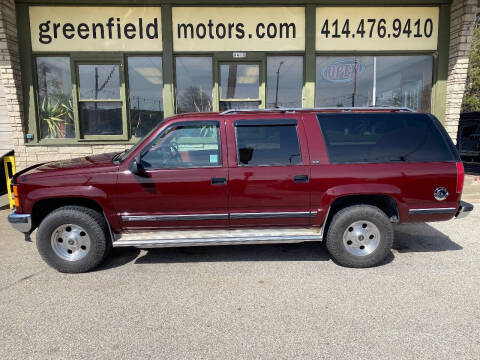 1994 GMC Suburban for sale at GREENFIELD MOTORS in Milwaukee WI