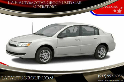 2003 Saturn Ion for sale at L.A.F. Automotive Group Used Car Superstore in Lansing MI