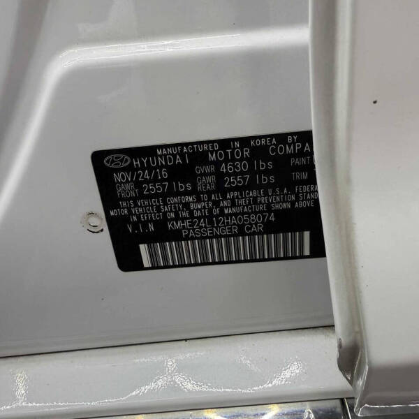 2017 Hyundai Sonata Hybrid SE