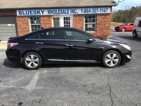 2012 Hyundai Sonata Hybrid for sale at BlueSky Wholesale Inc in Chesnee SC