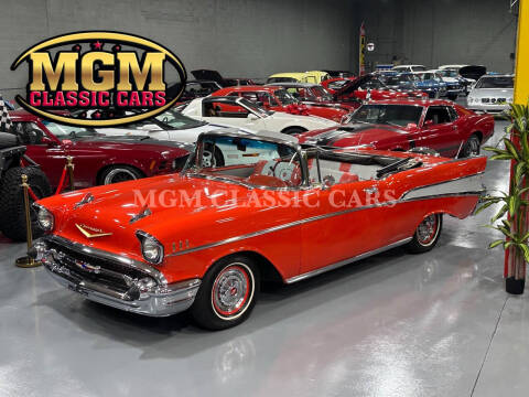 1957 Chevrolet Bel Air for sale at MGM CLASSIC CARS in Addison IL