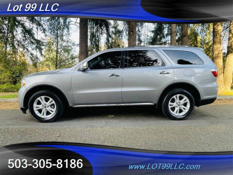 2013 Dodge Durango for sale at LOT 99 LLC in Milwaukie OR