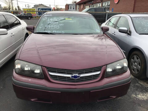 2003 Chevrolet Impala for sale at Chambers Auto Sales LLC in Trenton NJ
