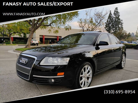 2007 Audi A6 for sale at FANASY AUTO SALES/EXPORT in Yorba Linda CA