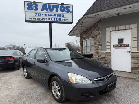 2006 Honda Accord for sale at 83 Autos LLC in York PA