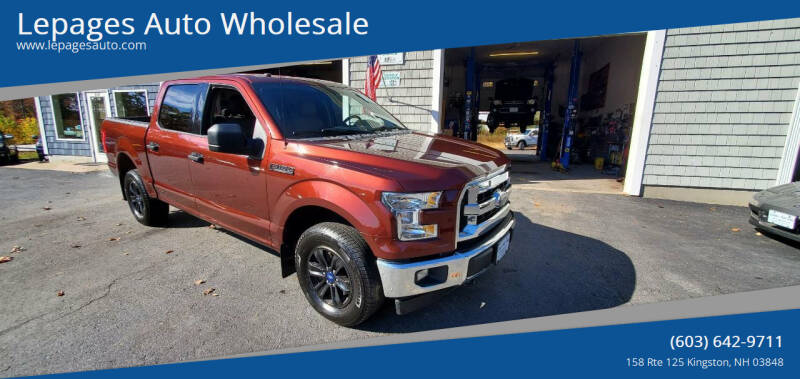 2017 Ford F-150 for sale at Lepages Auto Wholesale in Kingston NH