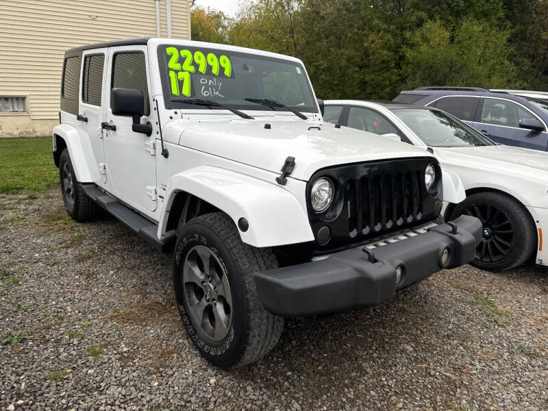 2017 Jeep Wrangler Unlimited for sale at Bill Cooks Auto in Elmira Heights NY