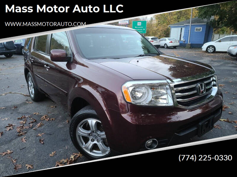 2012 Honda Pilot for sale at Mass Motor Auto LLC in Millbury MA