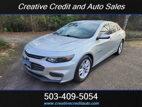 2017 Chevrolet Malibu for sale at Creative Credit & Auto Sales in Salem OR