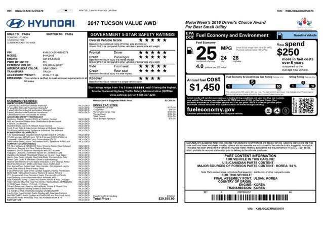 2017 Hyundai Tucson Value