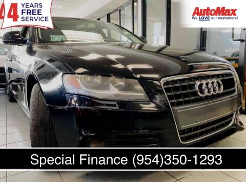 2009 Audi A4 for sale at Auto Max in Hollywood FL