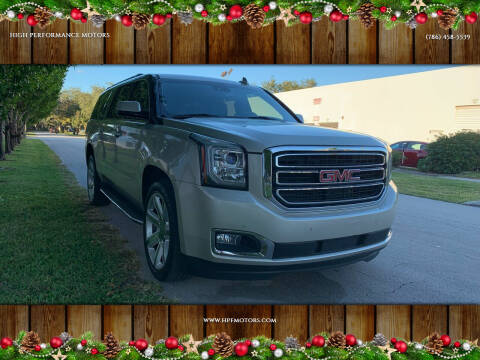 2017 GMC Yukon XL for sale at HIGH PERFORMANCE MOTORS in Hollywood FL