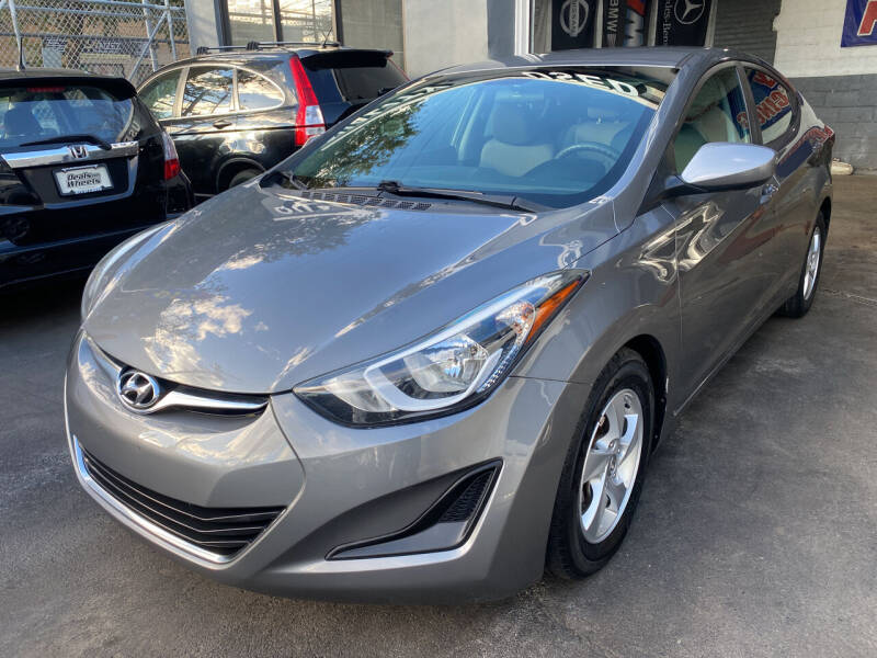 2014 Hyundai Elantra for sale at DEALS ON WHEELS in Newark NJ