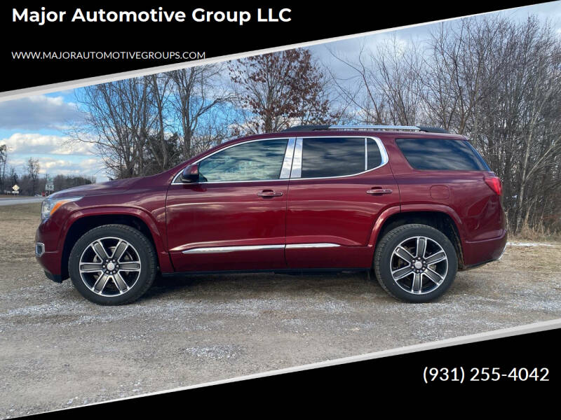 2018 GMC Acadia for sale at Major Automotive Group LLC in Baxter TN