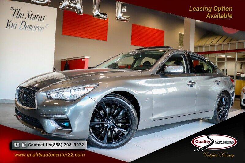 2019 Infiniti Q50 for sale at Quality Auto Center of Springfield in Springfield NJ