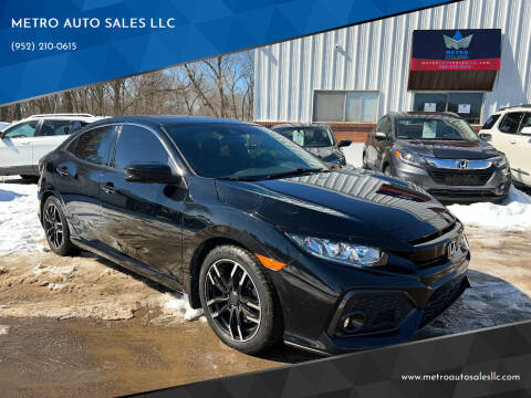 2019 Honda Civic for sale at METRO AUTO SALES LLC in Lino Lakes MN