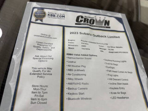 2023 Subaru Outback Limited