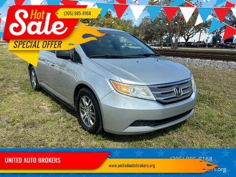 2011 Honda Odyssey for sale at UNITED AUTO BROKERS in Hollywood FL
