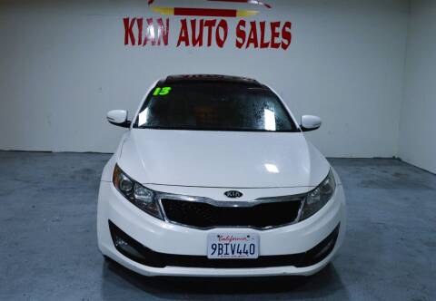 2013 Kia Optima for sale at Kian Auto Sales in Sacramento CA