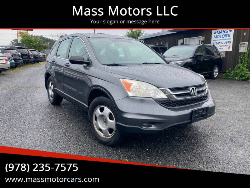 2010 Honda CR-V for sale at Mass Motors LLC in Worcester MA