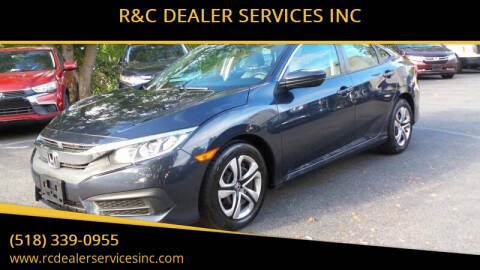 2016 Honda Civic for sale at R&C DEALER SERVICES INC in Cohoes NY