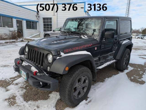 2018 Jeep Wrangler JK for sale at Scholtes Auto in Worthington MN