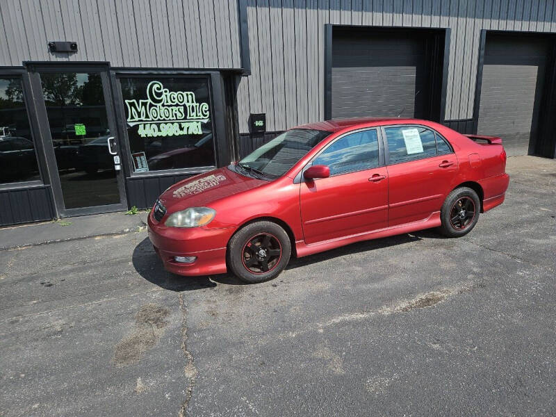 2007 Toyota Corolla for sale at Cicon Motors in Ashtabula OH