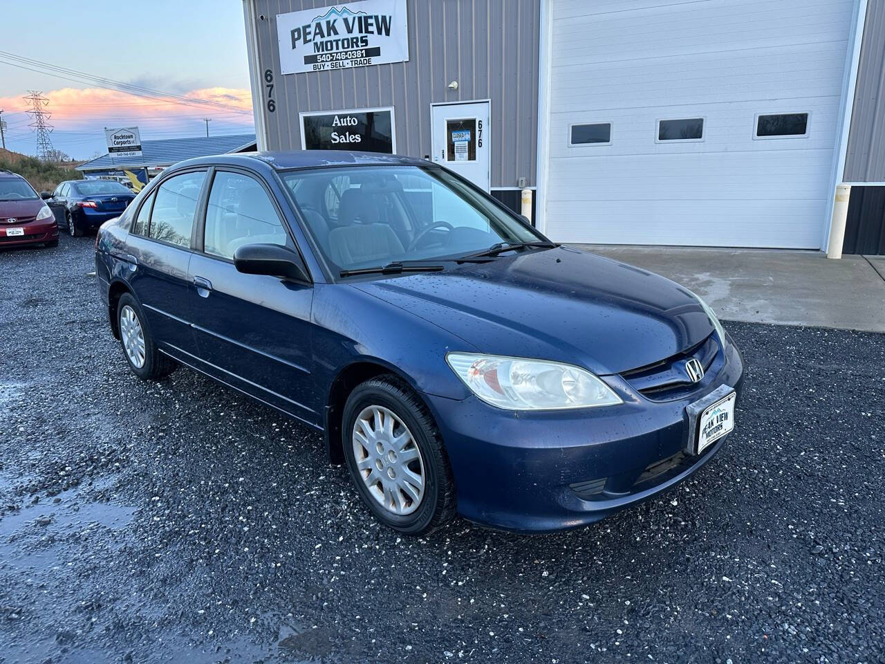 2005 Honda Civic for sale at PEAK VIEW MOTORS in Mount Crawford, VA