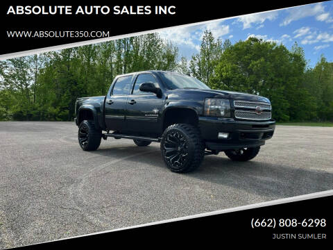2012 Chevrolet Silverado 1500 for sale at ABSOLUTE AUTO SALES INC in Corinth MS