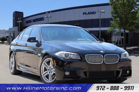 2013 BMW 5 Series for sale at HILINE MOTORS in Plano TX